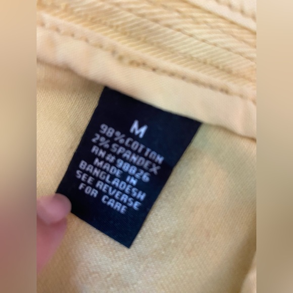 Yellow Cropped Denim Jacket - Picture 12 of 12